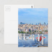 Uitzicht Istanbul Briefkaart (Voorkant / Achterkant)