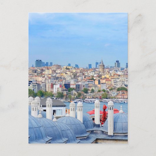 Uitzicht Istanbul Briefkaart (Voorkant)
