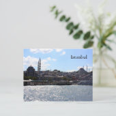 Uitzicht Istanbul Harbour Briefkaart (Staand voorkant)