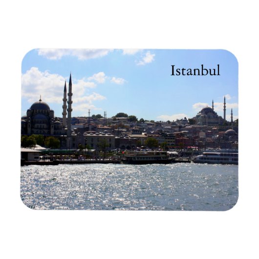 Uitzicht Istanbul Harbour Magneet (Horizontaal)