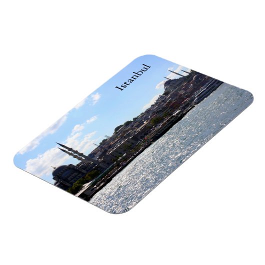 Uitzicht Istanbul Harbour Magneet (Linkerzijde)