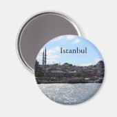 Uitzicht Istanbul Harbour Magneet (Voorkant / Achterkant)