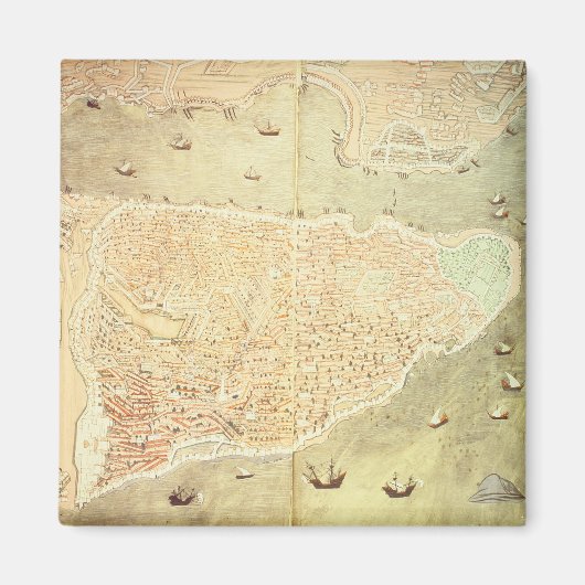 Uitzicht Istanbul Magneet (Voorkant)