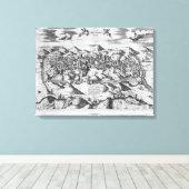 Uitzicht Jeruzalem, 1570? Canvas Afdruk (Insitu (Houten vloer))