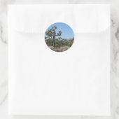 Uitzicht Joshua Tree Ronde Sticker (Tas)