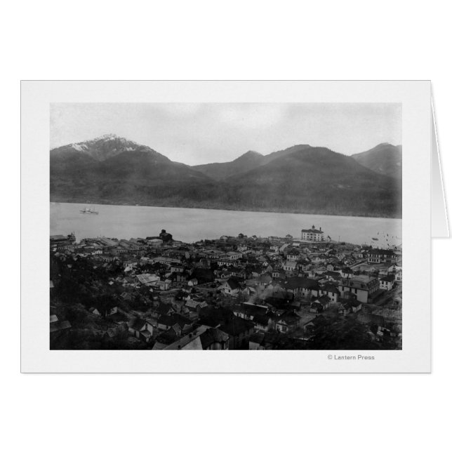 Uitzicht Juneau, Alaska en S.S. Burnside in (Voorkant Horizontaal)
