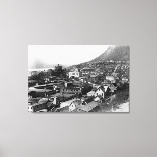 Uitzicht Juneau, Alaska Foto 3 Canvas Afdruk (Voorkant)