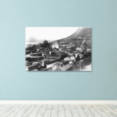 Uitzicht Juneau, Alaska Foto 3 Canvas Afdruk (Insitu (Houten vloer))