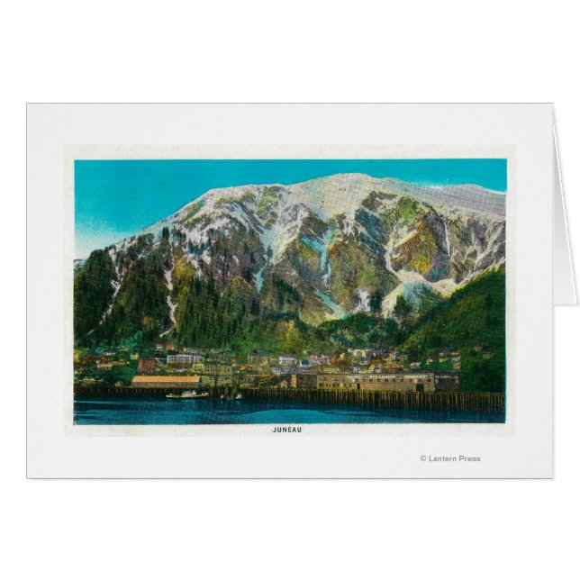 Uitzicht Juneau, Alaska Juneau, AK (Voorkant Horizontaal)