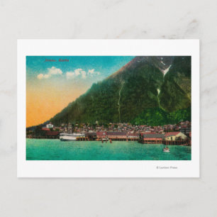 Uitzicht Juneau, Alaska Juneau, AK 2 Briefkaart