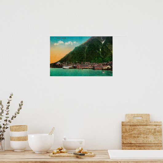 Uitzicht Juneau, Alaska Juneau, AK 2 Poster (Keuken)