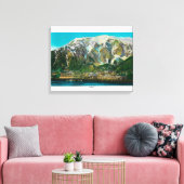 Uitzicht Juneau, Alaska Juneau, AK Canvas Afdruk (Insitu (Woonkamer))