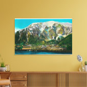 Uitzicht Juneau, Alaska Juneau, AK Canvas Afdruk (Insitu (Woonkamer))