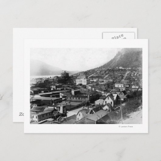 Uitzicht Juneau, foto Alaska Briefkaart (Voorkant / Achterkant)
