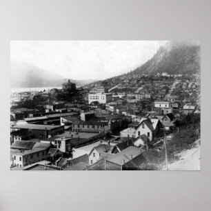 Uitzicht Juneau, foto Alaska Poster