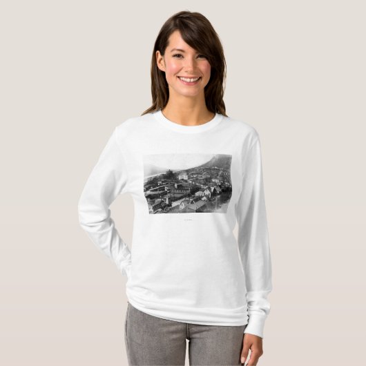 Uitzicht Juneau, foto Alaska T-shirt (Voorkant volledig)