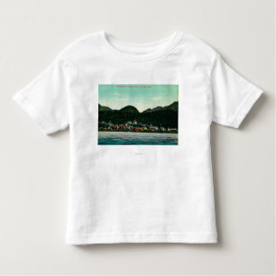 Uitzicht Ketchikan, Alaska uit Steamer Kinder Shirts