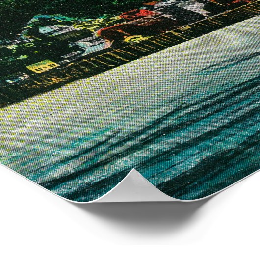 Uitzicht Ketchikan, Alaska uit Steamer Poster (Hoek)