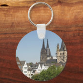 Uitzicht Koeln (Keulen) in Duitsland Sleutelhanger (Voorkant)