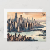 uitzicht Koop kaart NYC Mass mailing briefkaarten (Voorkant / Achterkant)