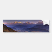 Uitzicht landschap : HIMALAYA POKHARA NEPAL Bumpersticker (Voorkant)