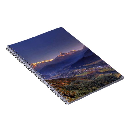Uitzicht landschap : HIMALAYA POKHARA NEPAL Notitieboek (Rechterzijde)
