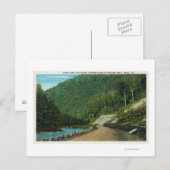 Uitzicht langs de koude rivier de Oostzee van Briefkaart (Voorkant / Achterkant)