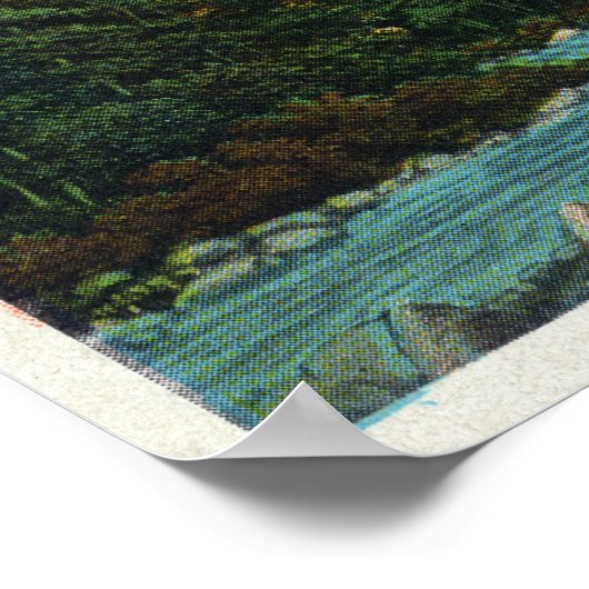 Uitzicht langs de koude rivier de Oostzee van Poster (Hoek)