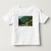 Uitzicht langs de koude rivier van de oostelijke h kinder shirts (Voorkant)