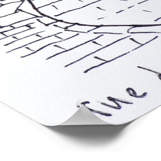 Uitzicht langs de Rue de l'oratoire | Grasse, Fran Poster (Hoek)