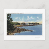 Uitzicht langs Ocean Point, Homes by the Zee Briefkaart (Voorkant)