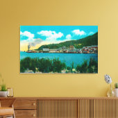 Uitzicht Latouche, Alaska Latouche, AK Canvas Afdruk (Insitu (Woonkamer))