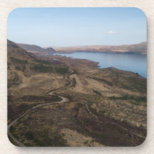 Uitzicht Loch Maree Aerial Bier Onderzetter (Voorkant)