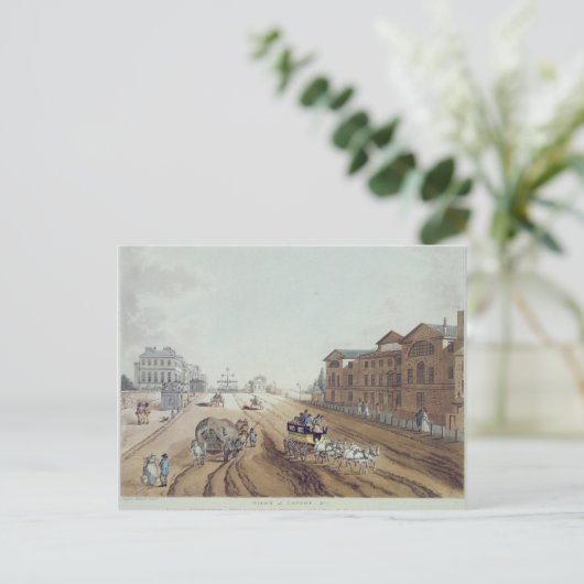 Uitzicht Londen, 1797 Briefkaart (Staand voorkant)