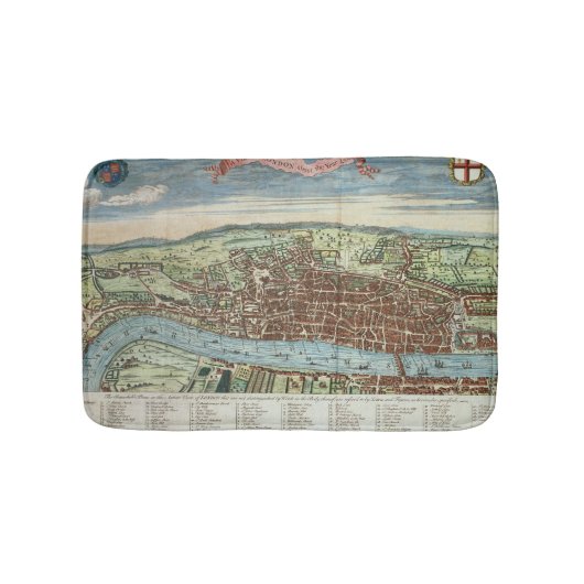 Uitzicht Londen, c.1560 Badmat (Voorkant)
