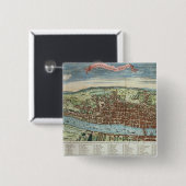 Uitzicht Londen, c.1560 Vierkante Button 5,1 Cm (Voorkant /achterkant)