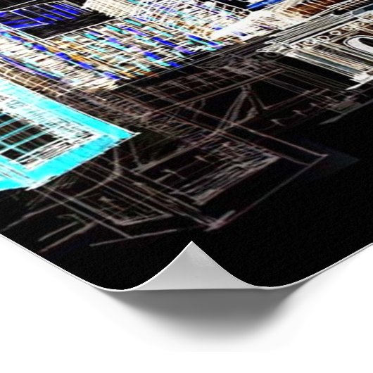 Uitzicht Londen Poster (Hoek)