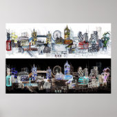 Uitzicht Londen Poster (Voorkant)