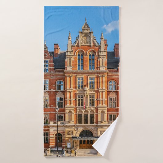 Uitzicht London Royal College of Music bij zonsond Badhanddoek (Badhanddoek)
