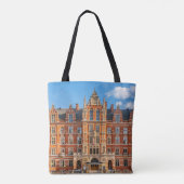 Uitzicht London Royal College of Music bij zonsond Tote Bag (Achterkant)