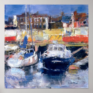 Uitzicht Lowestoft Harbour Poster