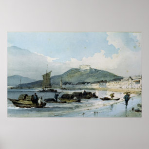 Uitzicht Macau, China Poster