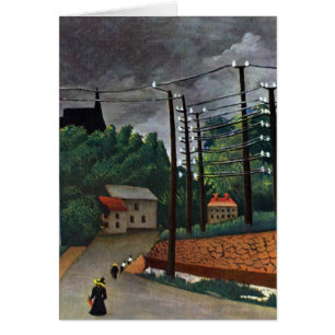 Uitzicht Malakoff van Henri Rousseau,  kunst