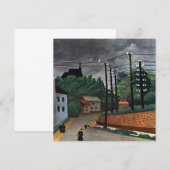 Uitzicht Malakoff van Henri Rousseau,  kunst (Voorkant / Achterkant)