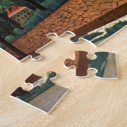 Uitzicht Malakoff van Henri Rousseau,  kunst Legpuzzel (Zijkant)
