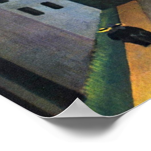 Uitzicht Malakoff van Henri Rousseau,  kunst Poster (Hoek)