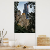 Uitzicht Manhattan Buildings Poster (Keuken)
