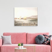 Uitzicht Manilla, Filipijnen, 1826 Canvas Afdruk (Insitu (Woonkamer))