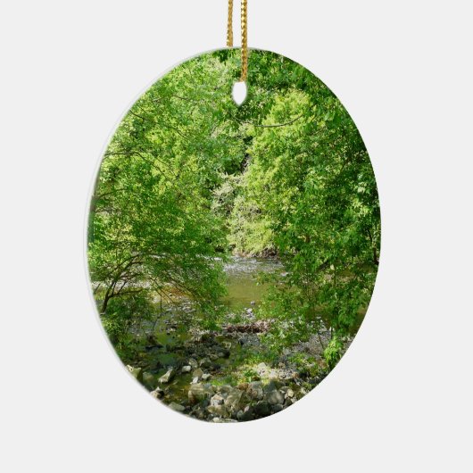 Uitzicht Maryland Natuur Fotografie Keramisch Ornament (Rechts)