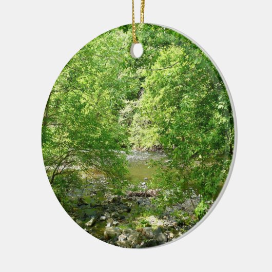 Uitzicht Maryland Natuur Fotografie Keramisch Ornament (Links)